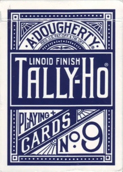 Tally-Ho Fan Back Blue (Ohio Printed) — front