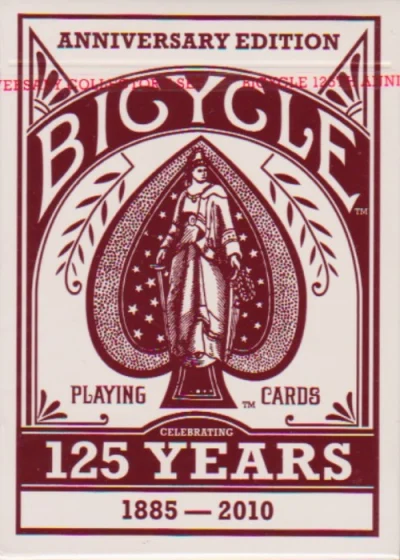 Anniversary Edition 125 Years Red [Bicycle] Uspcc — front