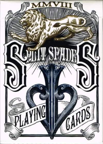 Split Spades Lions Blue — front