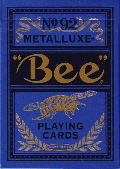 Bee (Metalluxe Blue) — front